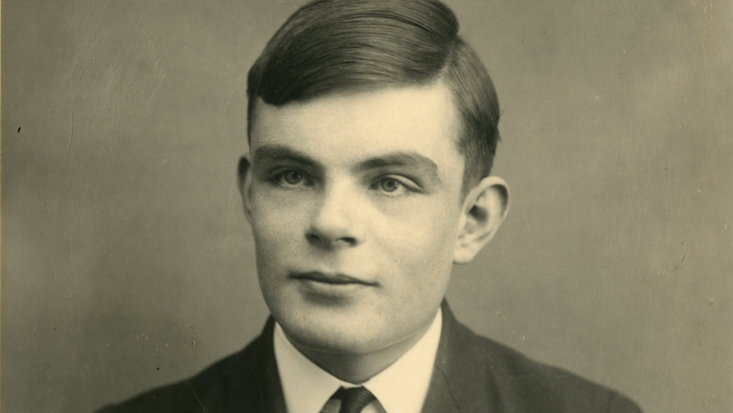 photograph portrait of Alan Turing